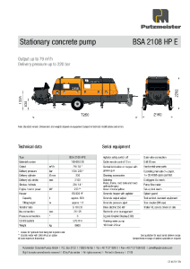 BSA 2108 HP E Data Sheet EN