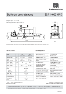 BSA 14000 HP D Data Sheet EN