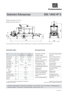 BSA 14000 HP D Typenblatt DE
