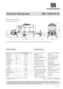 BSA 14000 HP D5 Typenblatt DE